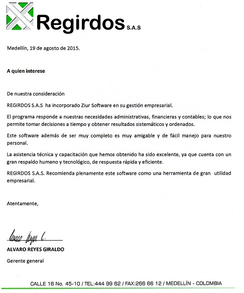 Regirdos SAS.